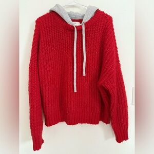 Aerie Knit Hoodie Sweater